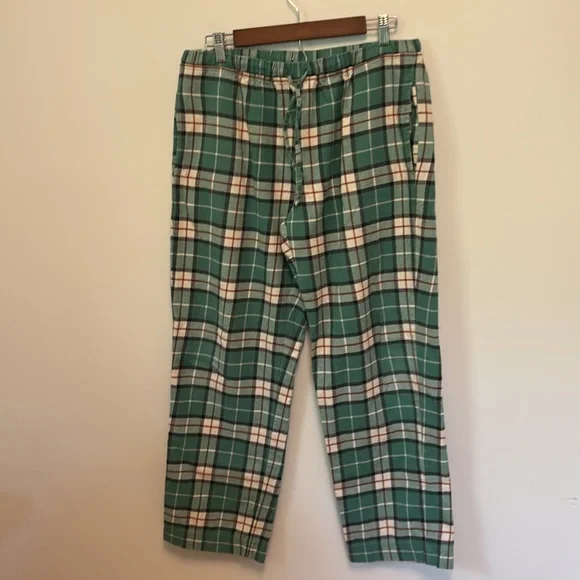 HANNA ANDERSSON ADULT UNISEX PLAID FLANNEL PAJAMA PJ SET 2 PIECE MEDIUM LARGE - Picture 6 of 6